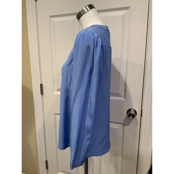Nanette Lepore Light Blue "Charmeuse Top" Blouse, Size XS, NWT! $348 - Picture 4 of 9